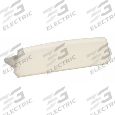 LEGRAND Blank End: 2300, 2 1/4 in Wd, 3/4 in Ht, Plastic - End Fittings for Nonmetallic Single-Channel Raceways