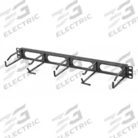HUBBELL PREMISE WIRING Single Side Horizontal Ring Manager: Horizontal, 1 U, Single Side Sides, HM14. Key specifications — Color: Black; Orientation: Horizontal; Brand: HUBBELL PREMISE WIRING; Material: Steel; Number of Sides: Single Side.