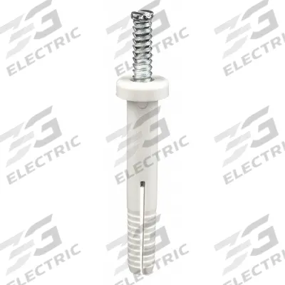 APPROVED VENDOR Anchor Rivet: 1/4 in Dia, 1 1/2 in Overall Lg, Round, Nylon, Plain, Plastic - Nylon Removable Nail Drive Anchors
