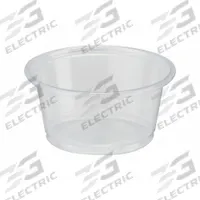 DIXIE Disposable Portion Cup: 2 oz Capacity, Clear, Light-Wt, Plastic, 2,400 PK (MPN PP20CLEAR). Key specifications — Brand: DIXIE.