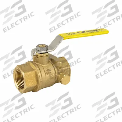 JOMAR VALVE Manual Two-Way Ball Valve: 1/2 in, Brass, Straight, Press x Press - Brass Ball Valves