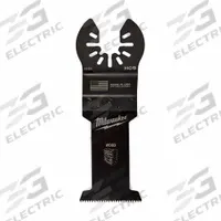 MILWAUKEE Oscillating Tool Blade: 1 3/8 in Blade Wd, 2 1/16 in Overall Lg, Fast Cutting, Steel, 3 PK (MPN 49-25-1103). Key specifications — attr1097473: PVC; attr1097476: MILWAUKEE; attr1097456: Fast Cutting.