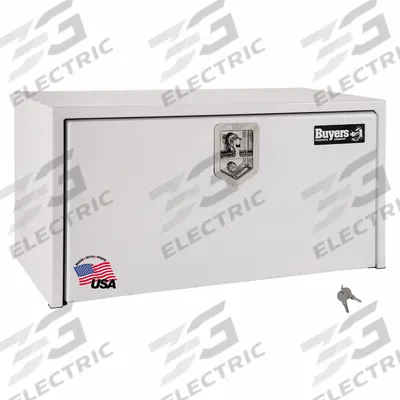 BUYERS PRODUCTS Underbody: Underbody Truck Box, Single Drop-Down Door Door, 24 in Overall Dp - Single Drop-Down Door Boxes