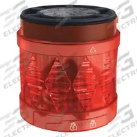 SCHNEIDER ELECTRIC Tower Light Module: Flashing, 24V AC/24V DC, Red, 60 mm Overall Dia, XVU, XVUC44. Key specifications — Brand: SCHNEIDER; Compatible with Series: XVU; Lens Color: Red; Operating Voltage: 24V AC; Manufacturer Part Number: XVUC44.