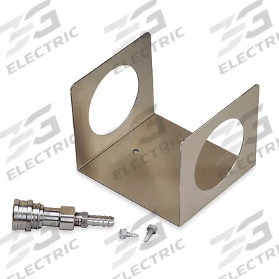 JUSTRITE Wall Bracket: Stainless Steel - Wall Bracket Kits for HPLC Waste Cans