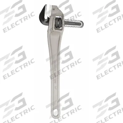 WESTWARD Offset Pipe Wrench: Aluminum, 2 in Jaw Capacity, Serrated, 14 in Overall Lg - Offset Pipe Wrenches