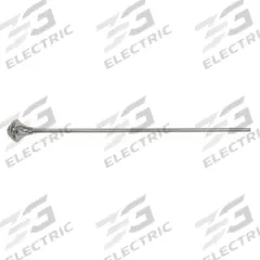AMERICAN STANDARD Lift Rod: Brass, Chrome-Plated, 7 1/2 in Overall Ht, 1 in Overall Dia (MPN 051376-0020A). Key specifications — Product Type: Lift Rod; Brand: AMERICAN STANDARD; Finish: Chrome-Plated; Material: Brass.