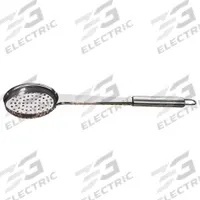 SPRING USA Portion Controller: 4 oz Capacity, Stainless Steel, Perforated, Silver, 13 in Overall Lg (MPN M8484-P). Key specifications — Manufacturer Part Number: M8484-P; Color: Silver; Material: Stainless Steel; NSF Certified: No; Perforated/Solid: Perforated; Product Type: Spadle; Brand: SPRING USA.