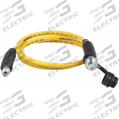 ENERPAC Hydraulic Hose Assembly: 1/4 in ID, C604 x NPTF, 6 ft Lg, Yellow - Enerpac H700 Abrasion-Resistant Hydraulic Hose Assemblies