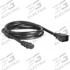APC BY SCHNEIDER ELECTRIC Power Cord: 6 1/2 ft Lg, 3/12, C20 Plug, C13 Receptacle, SJT, Rubber (MPN AP9879). Key specifications — Brand: APC BY SCHNEIDER ELECTRIC; Jacket Material: Rubber.