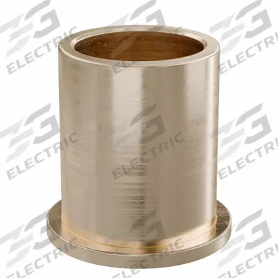OILITE Flanged Sleeve Bearing: Bronze, SAE 841, 16 mm Bore, 20 mm OD, 25 mm Lg - Lubricated General Purpose Metallic Flanged Sleeve Bearings