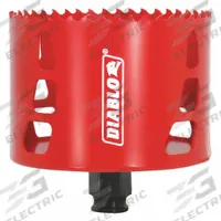 DIABLO Hole Saw: 3 5/8 in Saw Dia., 4 Teeth per Inch, 2 3/8 in Max. Cutting Dp, Bi-Metal (MPN DHS3625). Key specifications — attr1098070: 4; attr1098087: DIABLO; attr1098073: Snap-Lock Plus™.