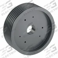 APPROVED VENDOR V-Belt Pulley: B136, 6 Groove, 13.95 in OD, Bushed Bore, SF, Quick Detachable (MPN 6B136SF). Key specifications — Pulley Industry Number: B136; Pitch Diameter: 13.2 in (4L, A); For Belt Section (broad, with similar types): 4L, A, or AX.