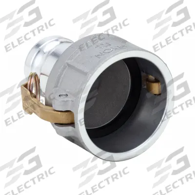 DIXON VALVE & COUPLING Cam and Groove Adapter: 100 psi Max. Working Pressure @ 70 F, 6 5/16 in Overall Lg - Type DA Aluminum Cam & Groove Fittings