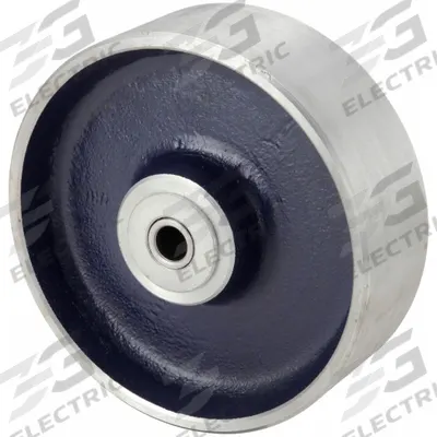 APPROVED VENDOR Caster Wheel: 6 in Wheel Dia., 2 in Wheel Wd, Steel, 1,800 lb Load Rating - Steel Tread Wheels