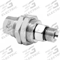 MOSMATIC Rotary Union: Straight, Nickel-Plated C38500 Brass, 1 Passages, 3/8 in Rotating Shaft, Air (MPN 33.163). Key specifications — Maximum Speed: 1000 RPM; Brand: MOSMATIC.