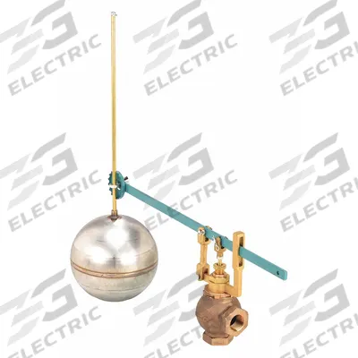 KECKLEY Float Valve Assembly: For Chemicals/Oil/Water Media, Angle Valve Body, Cylindrical - General Service Float & Lever Valve Assemblies