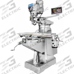 SHARP Milling Machine: LMV-50, Gear Drive, 3 hp, 208 or 230 V AC, Digital Readout/X-Axis Powerfeed (MPN LMV-49-DVS-KN). Key specifications — attr1088193: SHARP; attr1099138: Variable; attr1088241: R8.