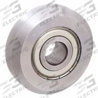 PBC LINEAR V-Guide Wheel Bearing: 1.803 in OD, 52100 Steel, For Size 3 V-Guide Rails, VW3. Key specifications — Material: 52100 Steel; Lubrication: Permanently Greased; For Use With: V-Guide Rail; Manufacturer Part Number: VW3; Brand: PBC LINEAR; Size: 3; Bearing Protection: Shielded; For Rail Size: Size 3 V-Guide.