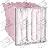 GRAINGER Pocket Air Filter: 24 in x 24 in x 29 in, MERV 13, Pink, Synthetic, 6 Pockets (MPN 6B644). Key specifications — Display Sell UOM: EA; Brand: GRAINGER; Media Material: Synthetic; Performance Rating: MERV 13.