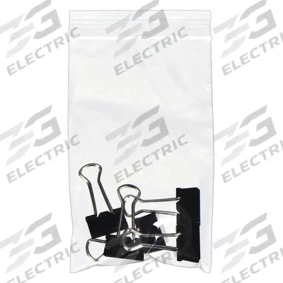 APPROVED VENDOR Reclosable Bag: 2 mil Thick, 4 in Wd, 6 in Lg, Hang Hole Not Included, Bag - Single-Zip Reclosable Poly Bags