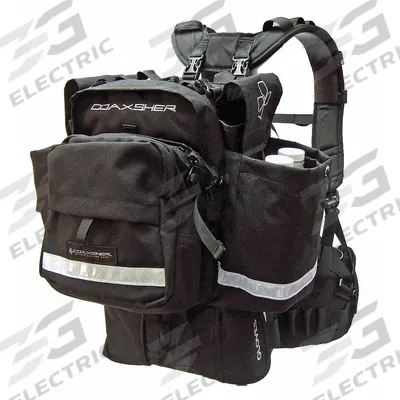 COAXSHER Wildland Fire Pack: 1000 Denier Cordura, Black - Wildland Gear Backpacks