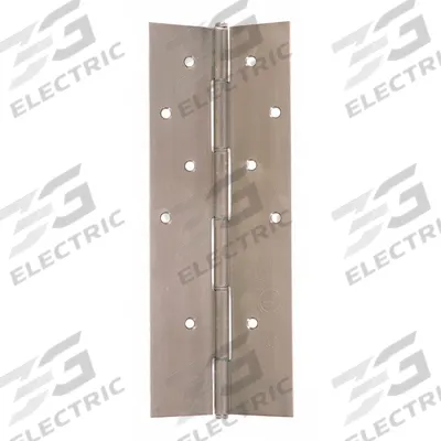 NATIONAL GUARD Piano Hinge: Stainless Steel, 95 1/8 in Leaf Ht, 2 3/16 in Leaf Wd - Concealed-Mount Piano Hinges