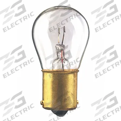 APPROVED VENDOR Incandescent Bulb: Incandescent, Single Contact Bayonet (BA15s), (S) Sign - BA15s Single-Contact Bayonet Base Lamps