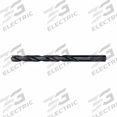 MILWAUKEE Jobber Length Drill Bit: 11/32", 135° Split Point, Black Oxide HSS - Chip-Clearing High-Speed Steel Jobber-Length Drill Bits
