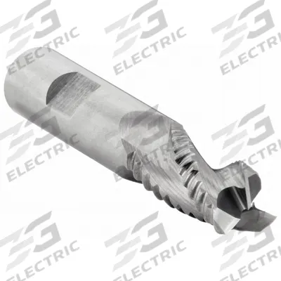 WIDIA HANITA Roughing End Mill: Carbide, 3 Flute, 5/8" Mill Dia, 1-1/4" LOC, 0.04" Chf - Corner-Chamfer Carbide Roughing End Mills for Nonferrous Materials