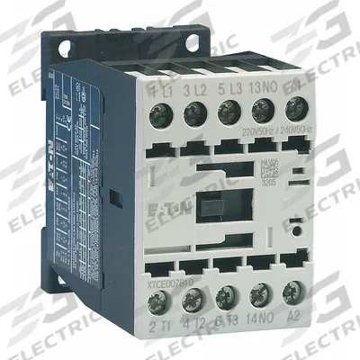 EATON Magnetic Contactor: Non-Reversing, 3 Poles, 3NO Contacts, 12 A - Non-Reversing IEC Contactors