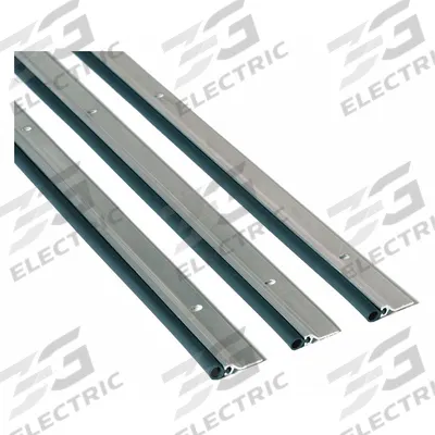 NATIONAL GUARD Door Weatherstripping: Bulb Insert, 7 ft Lg, 1 3/16 in Wd - Metal Leaf Weatherstripping