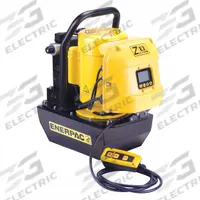 ENERPAC Hydraulic Pump: 10,000 psi Max. Op Pressure, 60 cu in/min Max. Flow Rate, 1 1/2 hp Max. HP (MPN ZE4440SB). Key specifications — attr941810: ZE4440SB; attr941817: 3-Position; attr941814: Advance.