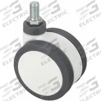 APPROVED VENDOR Stem Caster: Swivel, 2 15/16 in Wheel Dia., Metric, 2 3/8 in Wheel Wd, Polyurethane (MPN P18S-UP75K-ST8). Key specifications — attr1111390: APPROVED VENDOR; attr1111403: Ball; attr1111394: M12x1.75; attr1111436: Gray; attr1176848: Swivel.