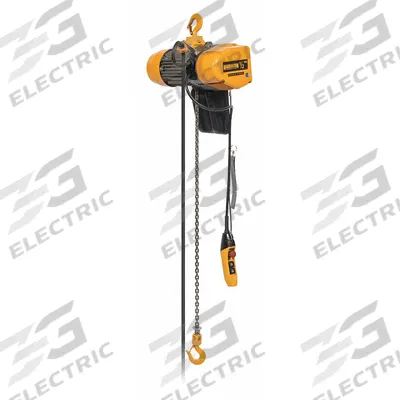 HARRINGTON Electric Chain Hoist: H4 - Heavy Duty, 115V AC, Hook Mounted - No Trolley - General Purpose Electric Hoists