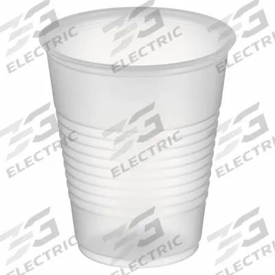 APPROVED VENDOR Disposable Cold Cup: 9 oz Capacity, Clear, Plastic, Unwrapped, Patternless - Plastic Cold Cups
