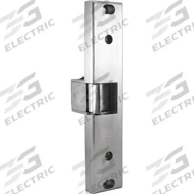 RUTHERFORD Electric Door Strike: 1 3/4 in Wd, 9 in Ht, Rim - Rim Electric Strikes for Exit Devices