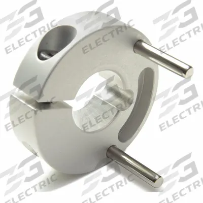 RULAND MANUFACTURING Controlflex Coupling Hub: 1° Angular Misalignment, 0.7 mm Axial Motion - Double Insert Hubs for Round Shafts