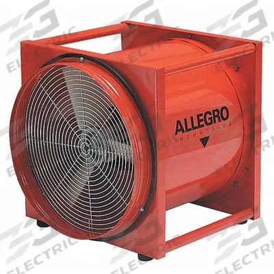 ALLEGRO Confined Space Fan: 115 V AC, 20 in Duct Dia, 1/2 hp Horsepower - Axial Fans & Blowers