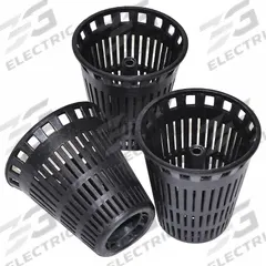 DANCO Strainer: Plastic, Matte, 2 1/4 in Overall Dia, 2 1/4 in Overall Ht, Snap-In (MPN 9D00010739). Key specifications — Color: Black; Includes: (3) Baskets; Connection Type: Snap-In; Material: Plastic.