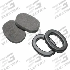 HEXARMOR Hygiene Kit: 25 dB NRR, Electrically Insulated, Foam/PVC (MPN 17-29001). Key specifications — Compatible with Series: K-Series; Includes: (2) Replacement Sealing Rings; Electrically Insulated: Yes; Cushion Material: Foam; Insert Material: Foam; Compatible Manufacturer Model Number: 19-10001; Compatible with Grainger Part Number: 281JX1; Insert Color: Gray.