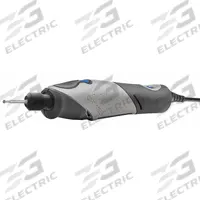 DREMEL Electric Engraver: 1/8 in_1/16 in Collet Size, Corded, Max. 2,200 stroke/min, 0.5 lb Tool Wt (MPN 2050-15). Key specifications — attr658475: DREMEL; attr658482: Wrench; attr658492: Engraver Kit.