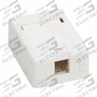 EATON TRIPP LITE Jack Boxes: Keystone, Keystone, 1 Ports, White, Keystone Jack 1 Port, N082-001-WH. Key specifications — Brand: EATON TRIPP LITE; Color: White.