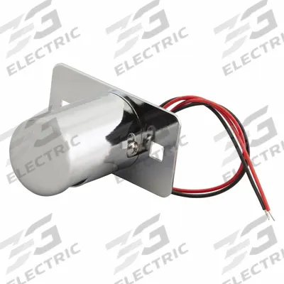 GROTE Courtesy Light: Courtesy Light, LED, Clear, Round, 12V DC, Blunt Cut - Stepwell Courtesy Lights
