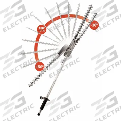 ECHO Articulating Hedge Trimmer Attachment: 64 3/8 in Overall Lg - ECHO Power Head Attachments