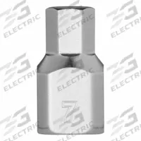 MILWAUKEE Bit Socket: 1/4 in Drive Size, Hex Tip, 7 mm Tip Size, 51/64 in Overall Lg, Fixed Insert (MPN 45-34-1134). Key specifications — attr1204765: Fixed Insert; attr1204767: MILWAUKEE.