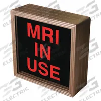 TAPCO Custom Backlit Sign: MRI In Use (MPN 140068)