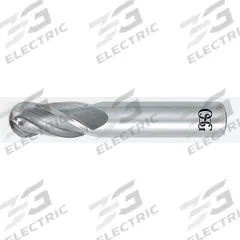 OSG Ball End Mill: Carbide, 4 Flute, 16 mm Mill Dia, 32 mm LOC, 89 mm OAL (MPN 404-6299-BN)