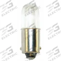 APPROVED VENDOR Compact LED Bulb: LED, Miniature Bayonet (BA9s), (T) Tubular, T3-1/4, 6V AC/DC (MPN L1006MB-W). Key specifications — Light Color: White; Trade Number: 51,55,44,47,239,755,1406,1847,1850,1866,1810,1888; Voltage: 6V AC/DC; Brand: APPROVED VENDOR; Bulb Shape: T3-1/4.