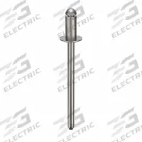 Blind Rivet,1 9/26" L,0.124" dia,PK500: Inch, 1 11/32 in Overall Lg, 1/4 in Body Lg, Dome, 500 PK (MPN SSDH42SSBS201). Key specifications — Brand: POP AVDEL.